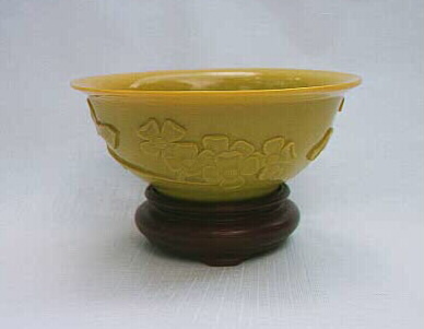 Yellow Chinese bowl