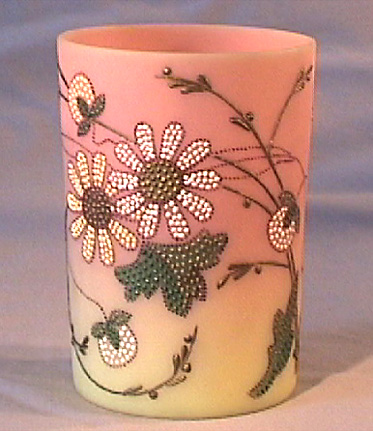 Burmese tumbler with Queen's Design decoration